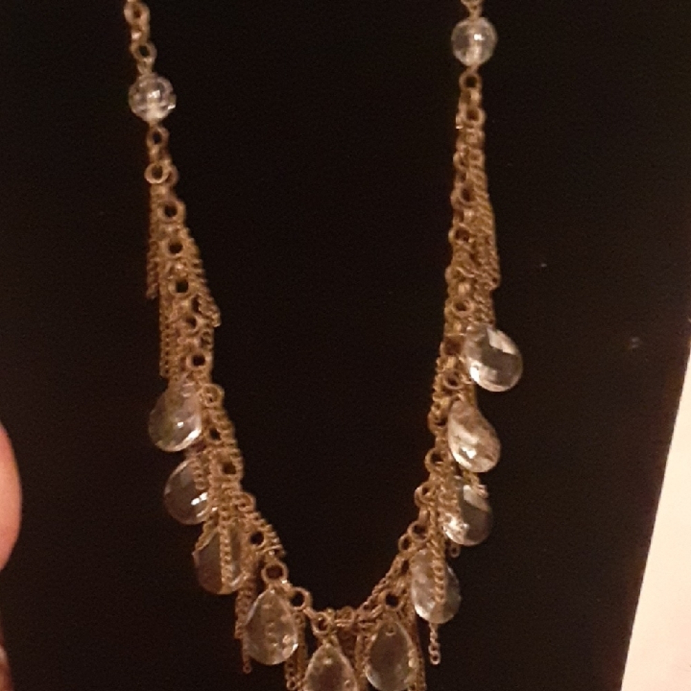 Elegant Gold and Silver Necklace
